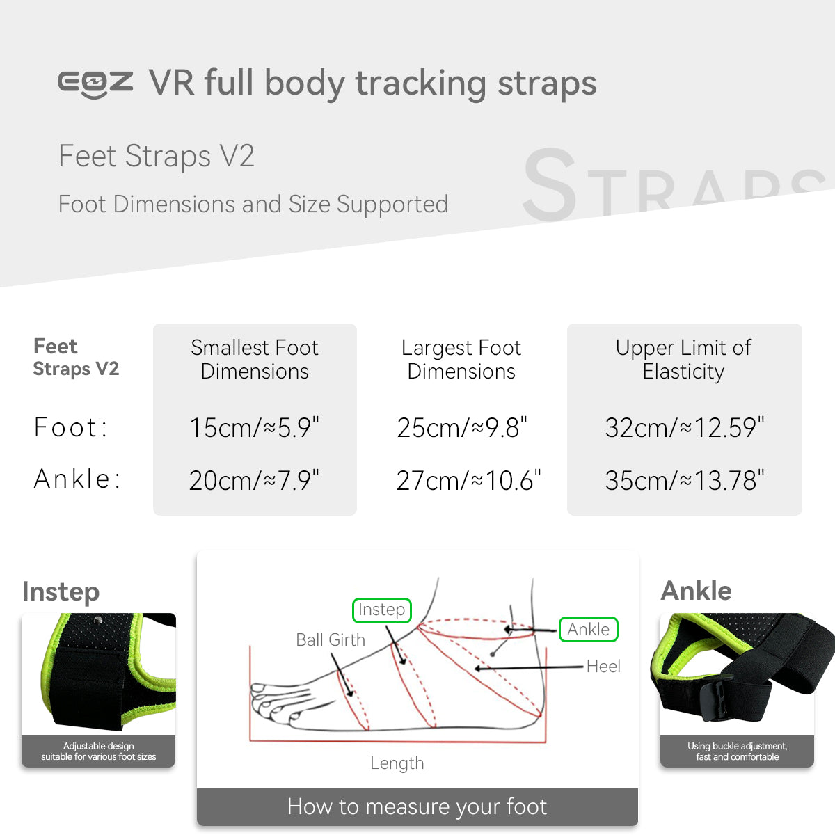 EOZ VR Straps (Tundra & Vive 3.0 & Ultimate Trackers)
